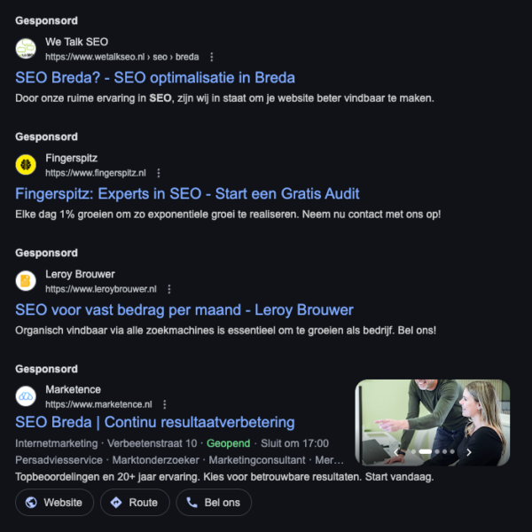 google ads seo breda